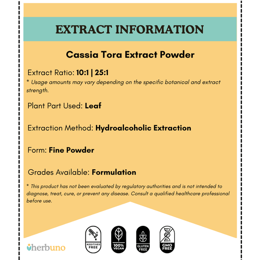 Cassia Tora Extract Powder - Senna tora - Herbuno.Com