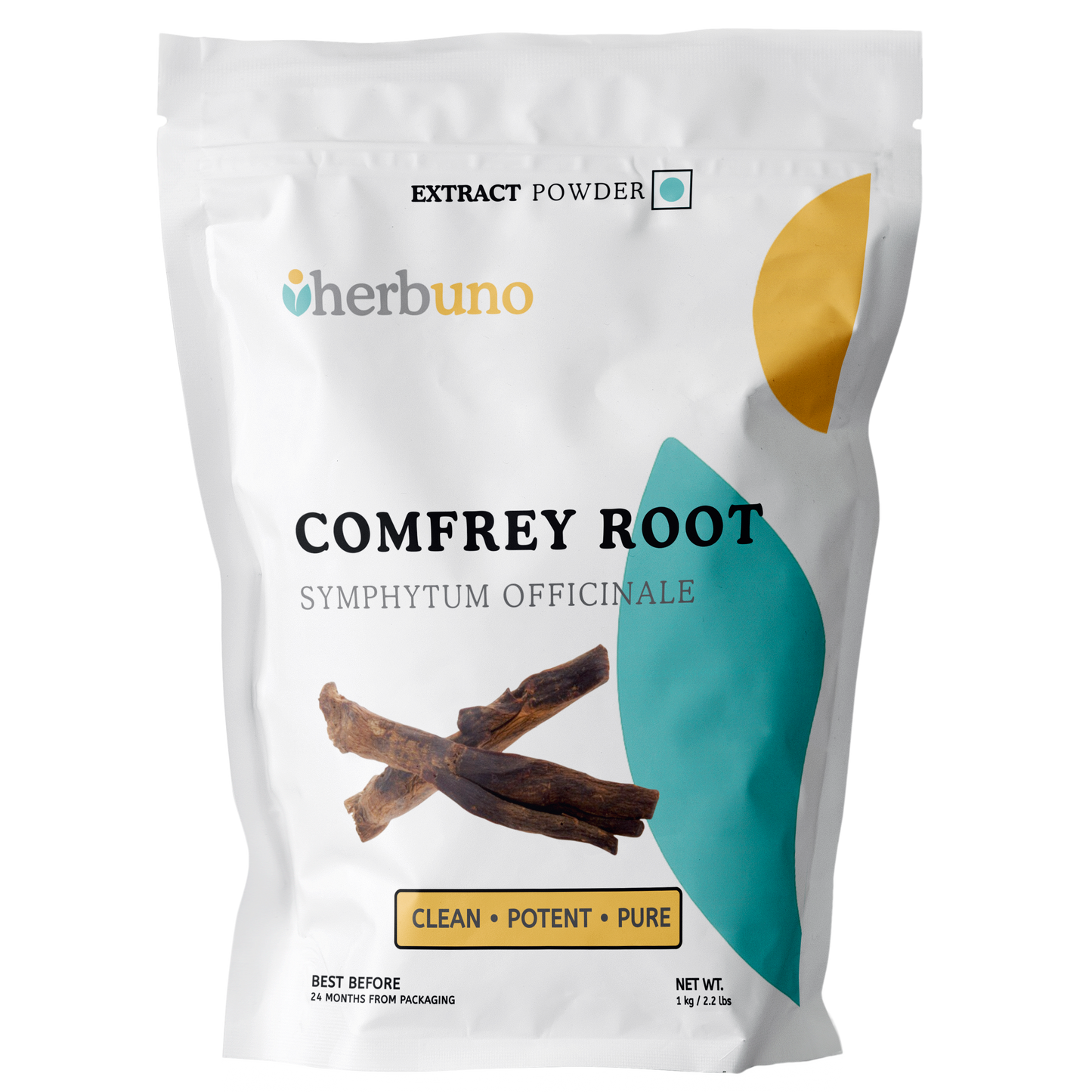 Comfrey Root Extract Powder - Symphytum officinale - Herbuno.Com
