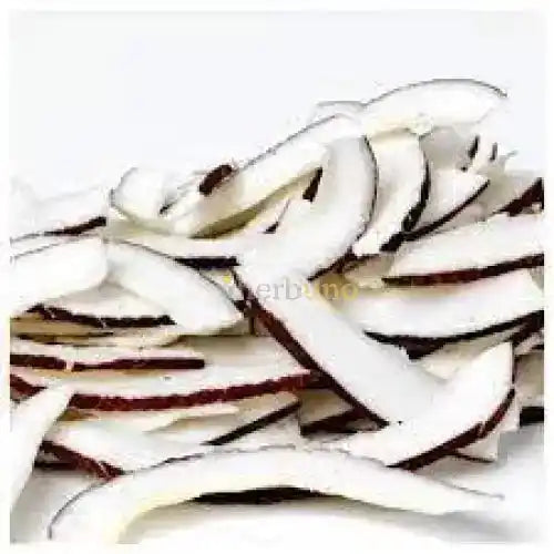 Dried Coconut Slices - Unsweetened Coconut Chips - Herbuno.Com