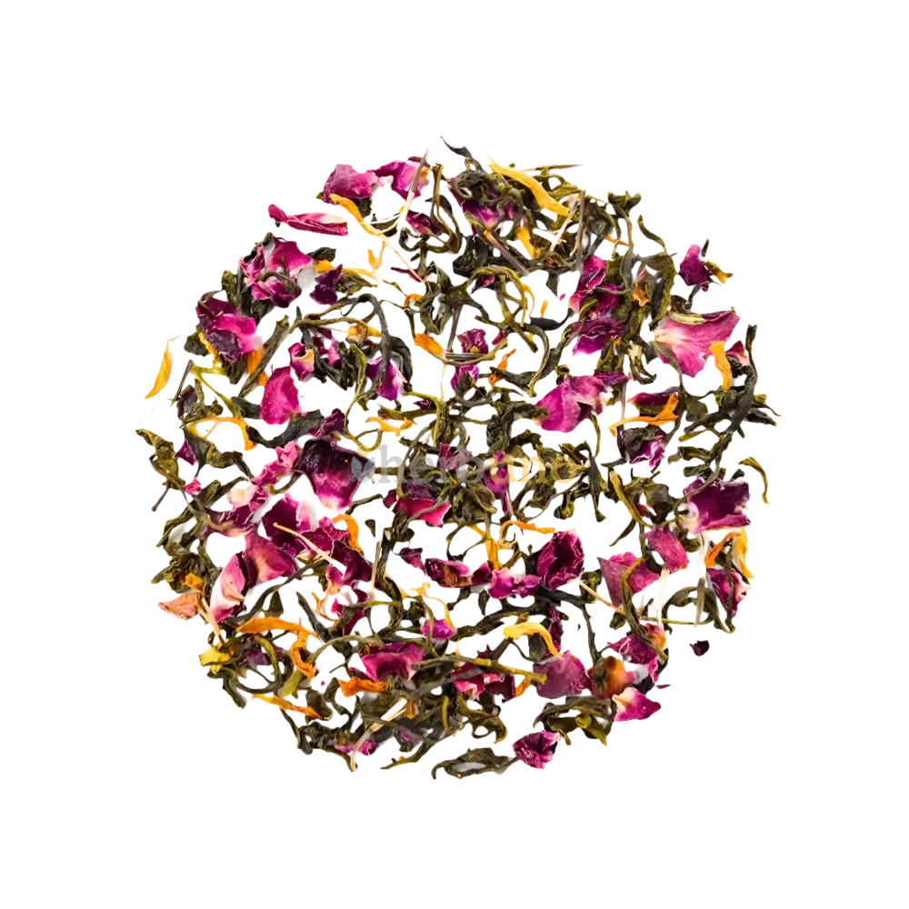 Exotic Rose Green Tea - Herbuno.Com