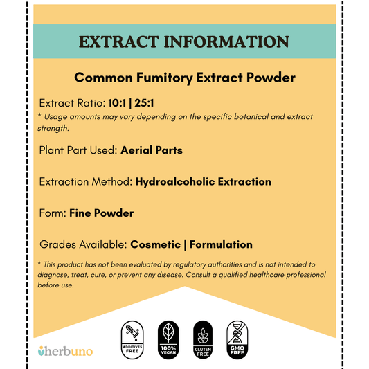 Fumitory Extract Powder - Fumaria Officinalis - Herbuno.Com