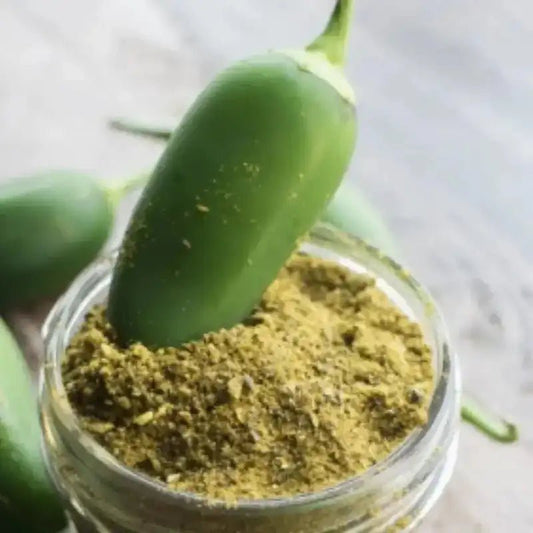 Jalapeño Powder – Spicy Green Seasoning - Herbuno.Com