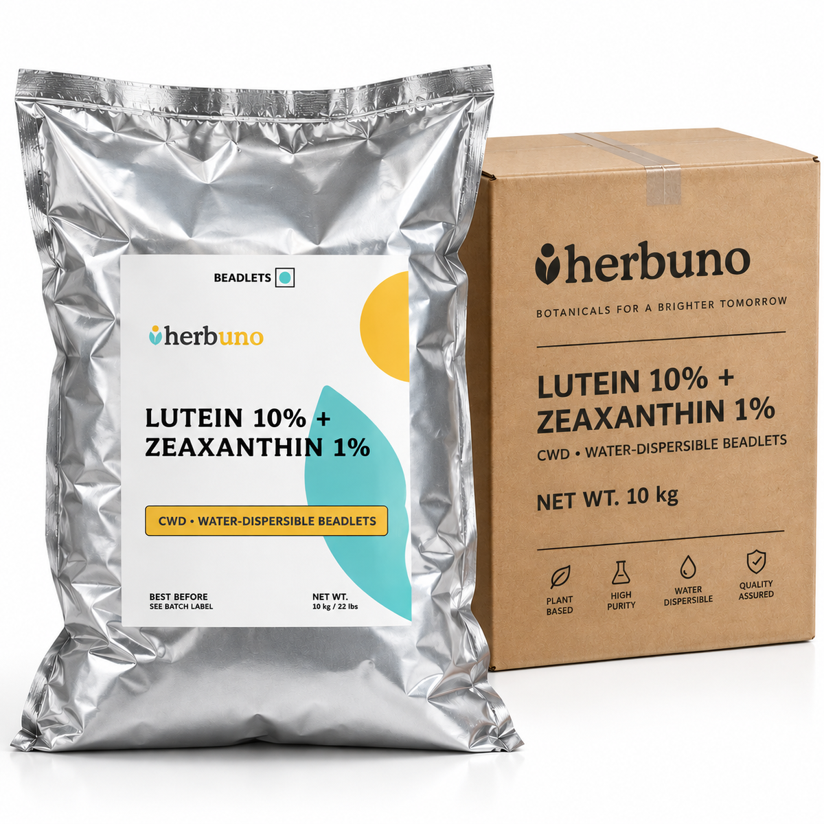 Lutein 10% + Zeaxanthin 1% Water-Dispersible Beadlets - Tagetes erecta