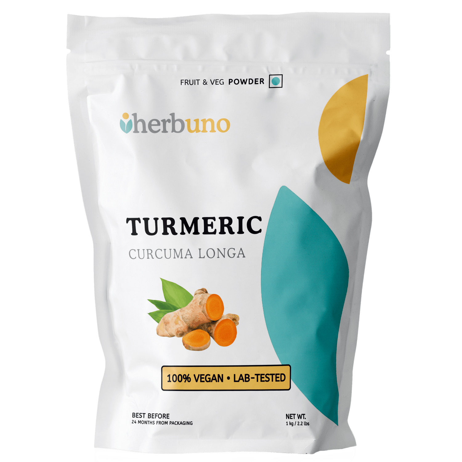 Organic Turmeric (Curcuma longa) Root Powder - Herbuno.Com