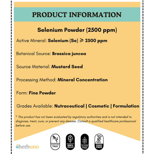 Selenium (2500 ppm) — from Mustard Seed - Herbuno.Com