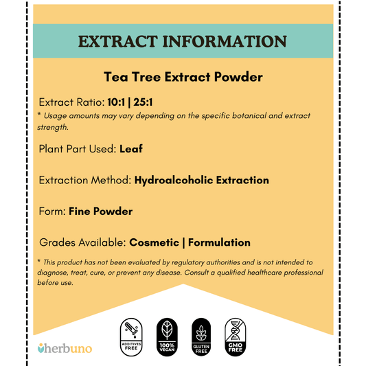 Tea Tree Extract Powder - Melaleuca alternifolia - Bulk Supplier India - shop_name
