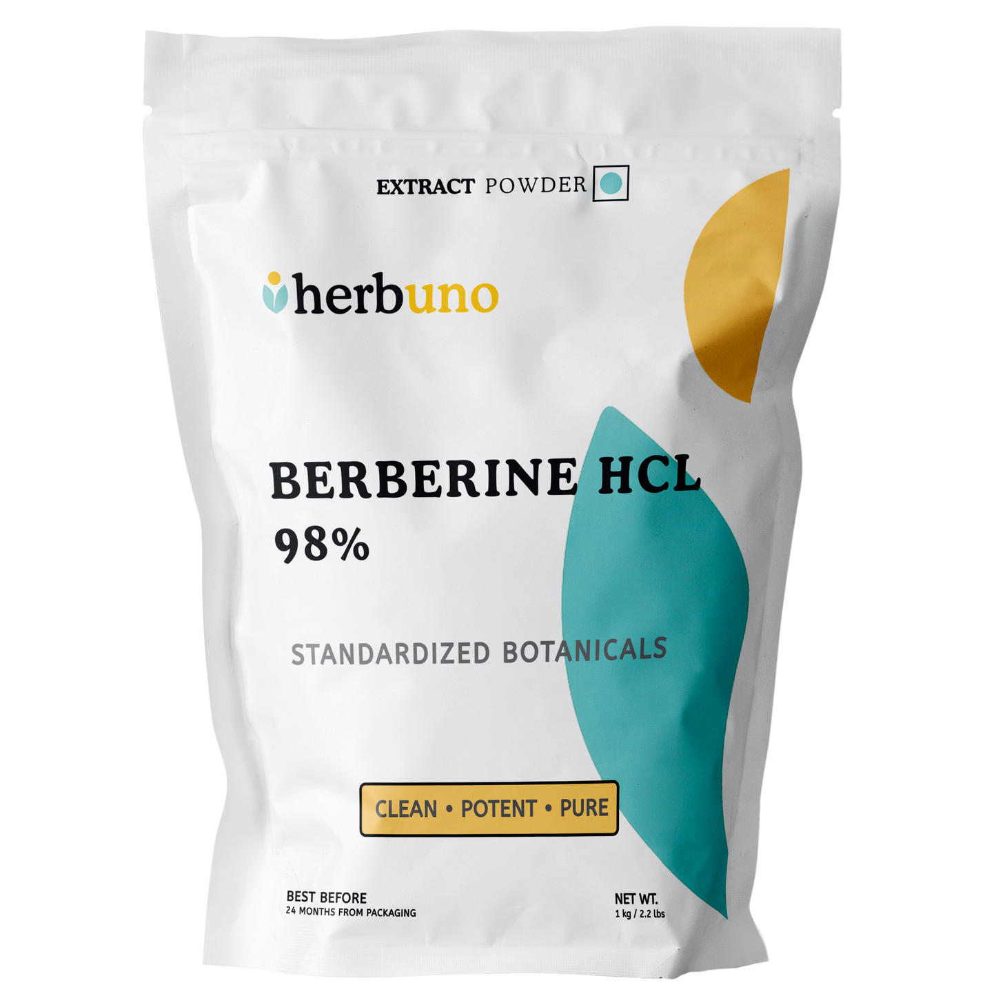 Berberin HCL 98 % Pulver (Goldfaden-Extrakt) | Standardisierte Coptis chinensis
