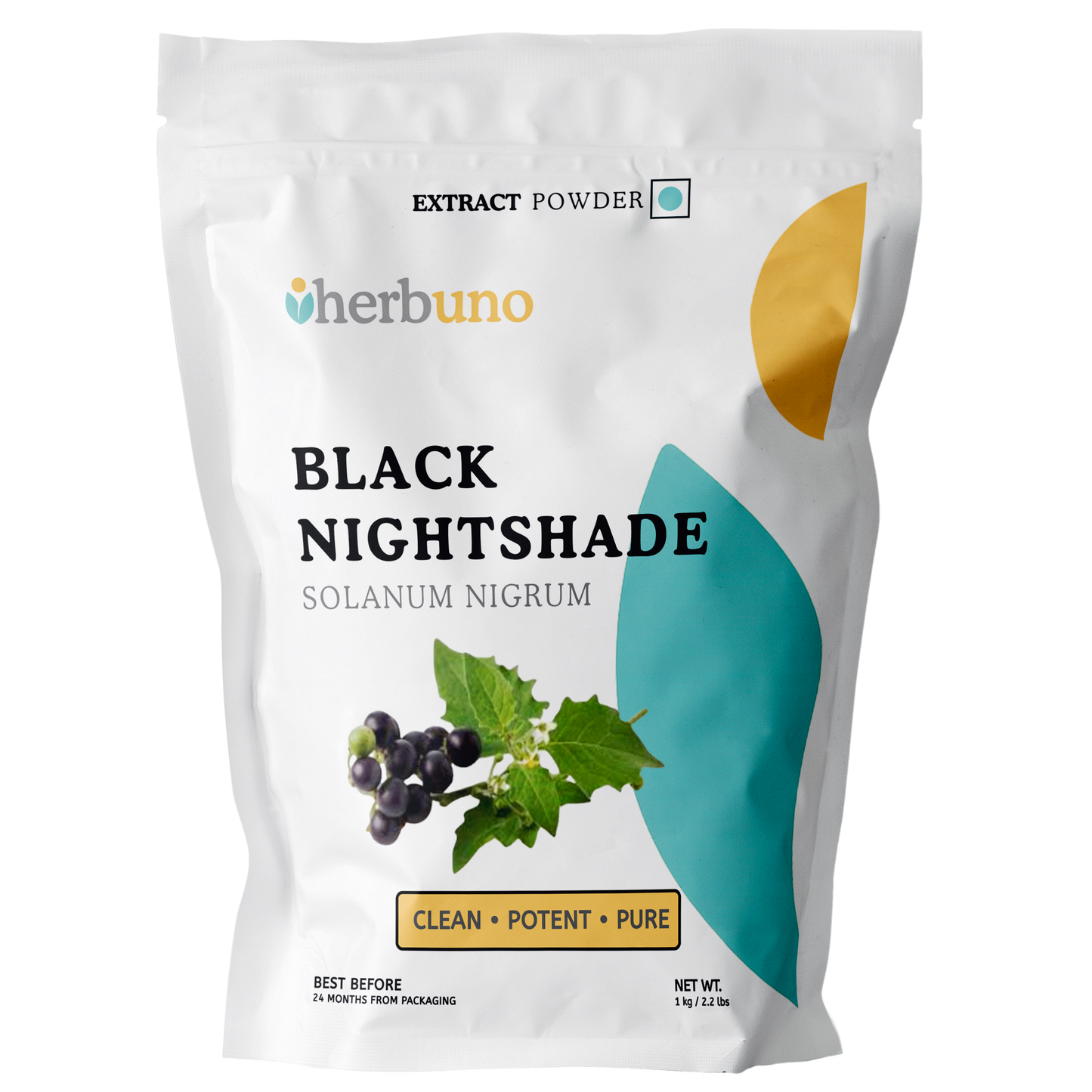 Solanum nigrum (Makoi / Black Nightshade) Extract Powder - Herbuno