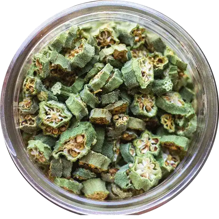 Dehydrated Okra - Healthy Snack Alternative - Herbuno