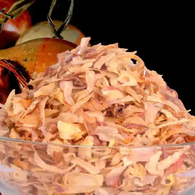 Dehydrated Red Onion Flakes - Premium Quality - Herbuno (Gausyn Global LLP)