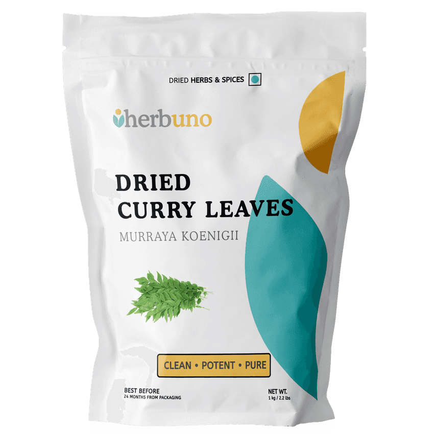 Dehydrated Curry Leaves - Murraya koenigii - Herbuno