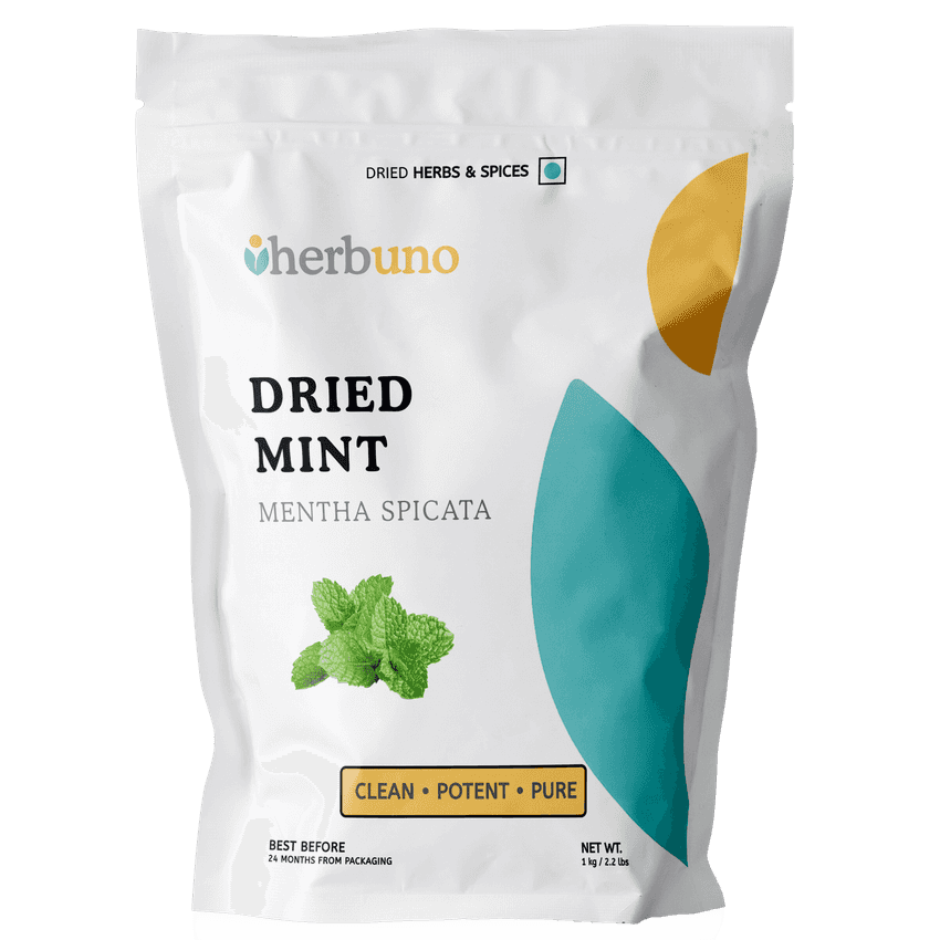 Dehydrated Mint Leaves for Culinary Use - Herbuno