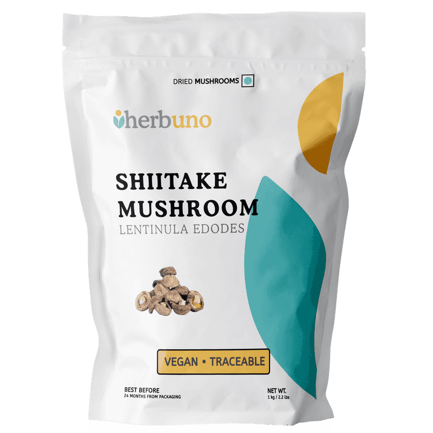 Dehydrated Shiitake Mushrooms - Umami Flavor - Herbuno