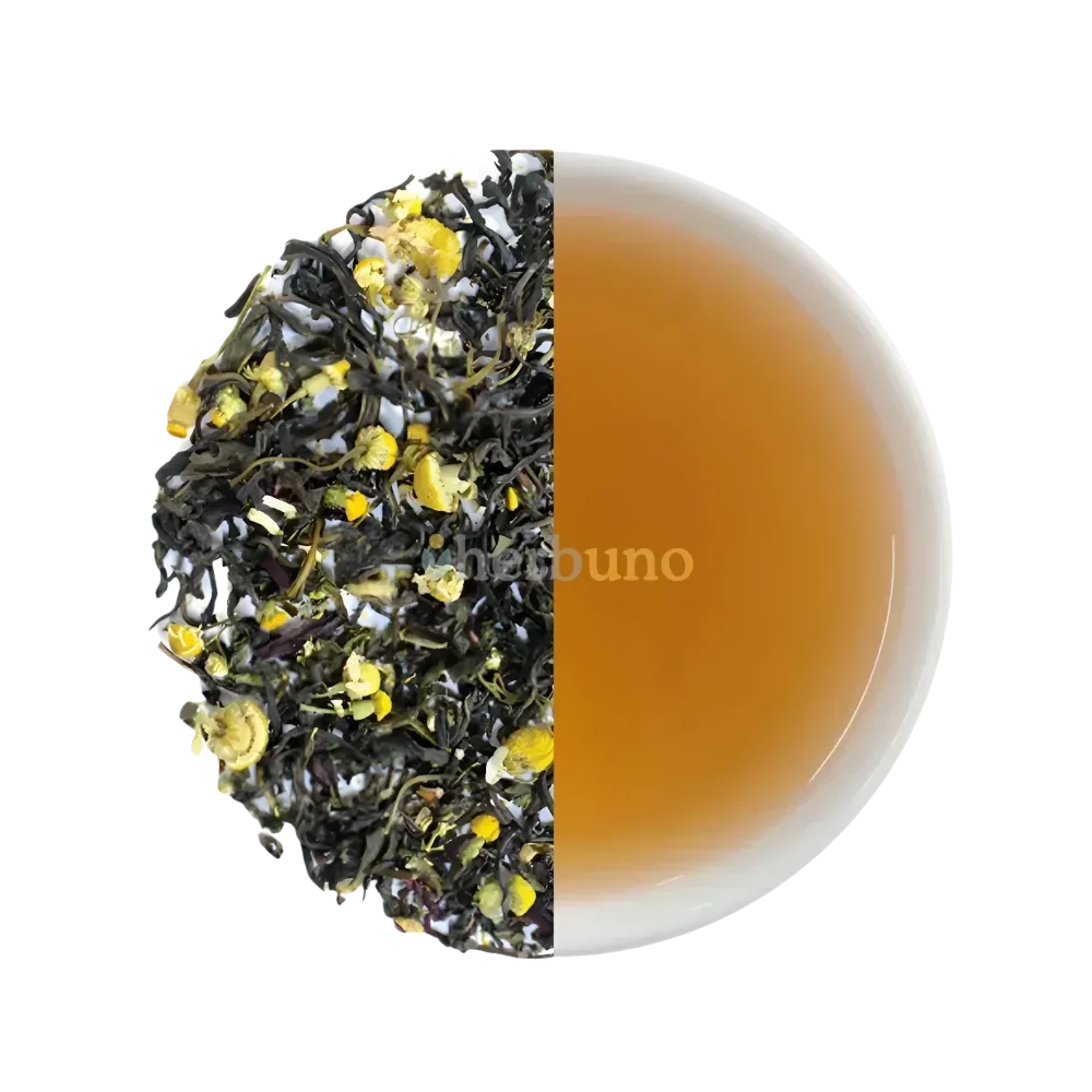 Hibiscus Chamomile Green Tea - Herbuno