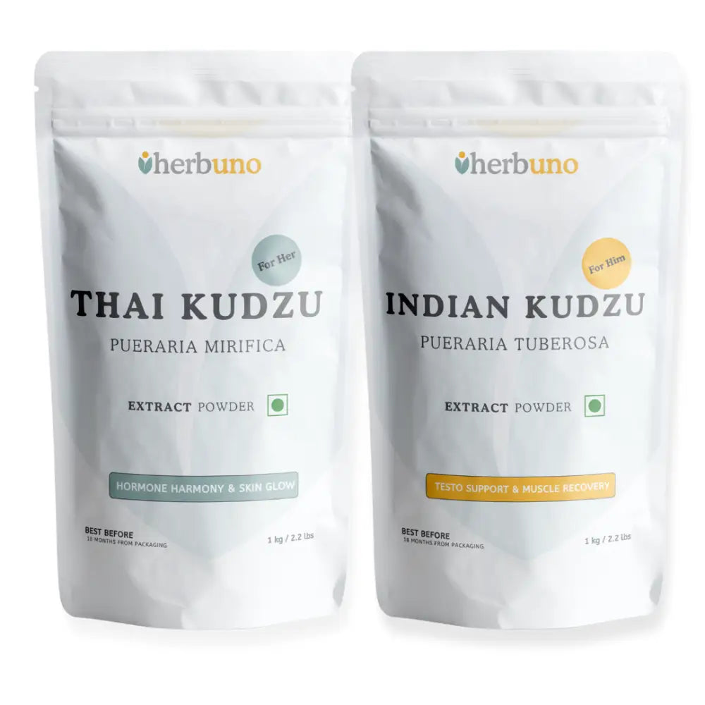 Him & Her Kudzu Vitality Bundle - Herbuno