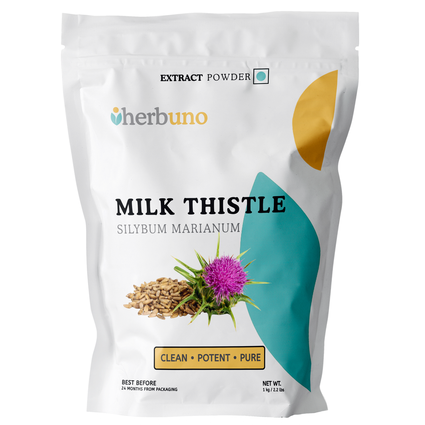 Milk Thistle Extract Powder - Herbuno