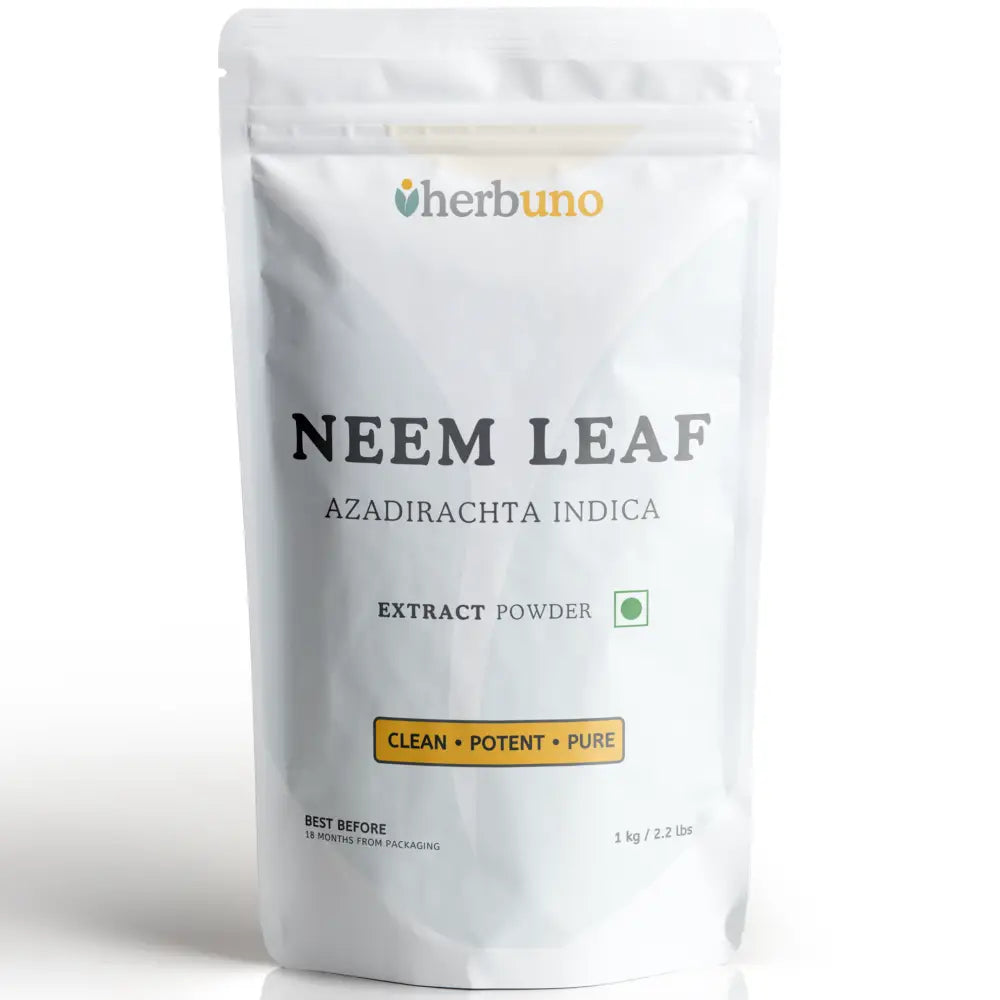 Neem Leaf Extract Powder for Natural Wellness - Herbuno