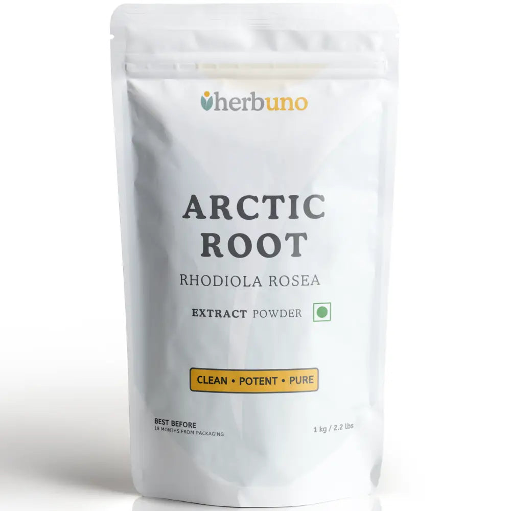Rhodiola Rosea Extract Powder for Stress Support - Herbuno
