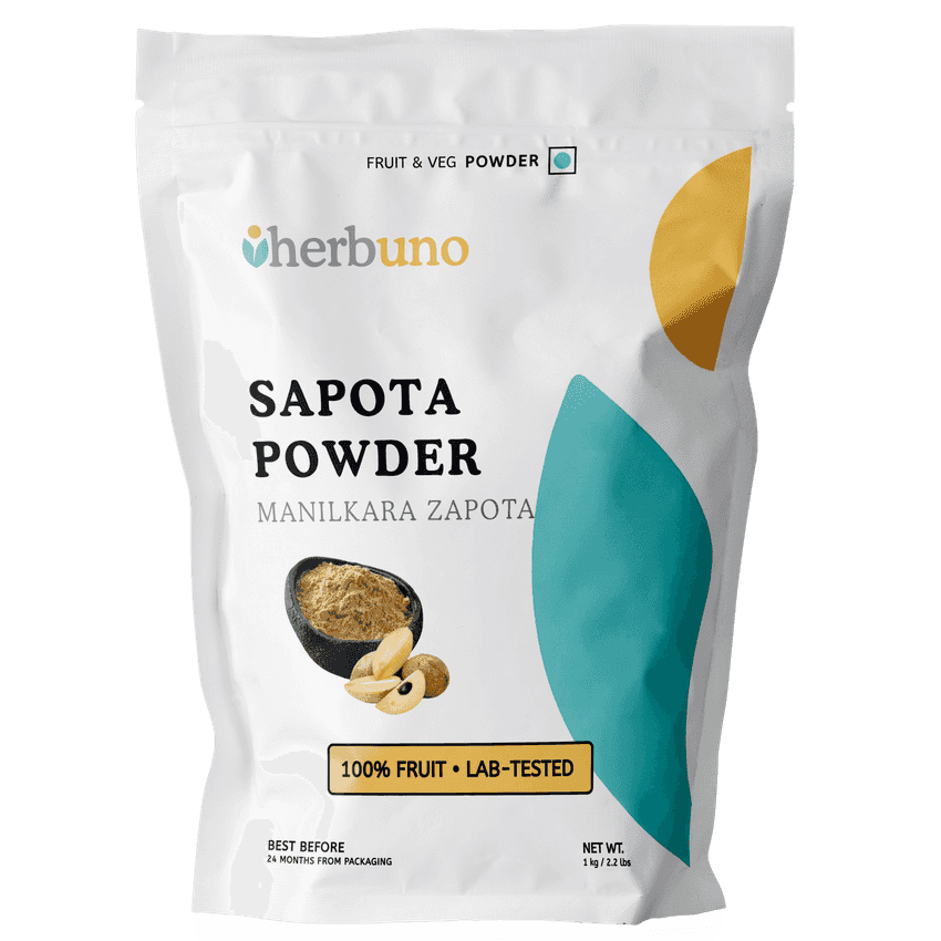 Sapota Powder - Sweet and Creamy Delight - Herbuno