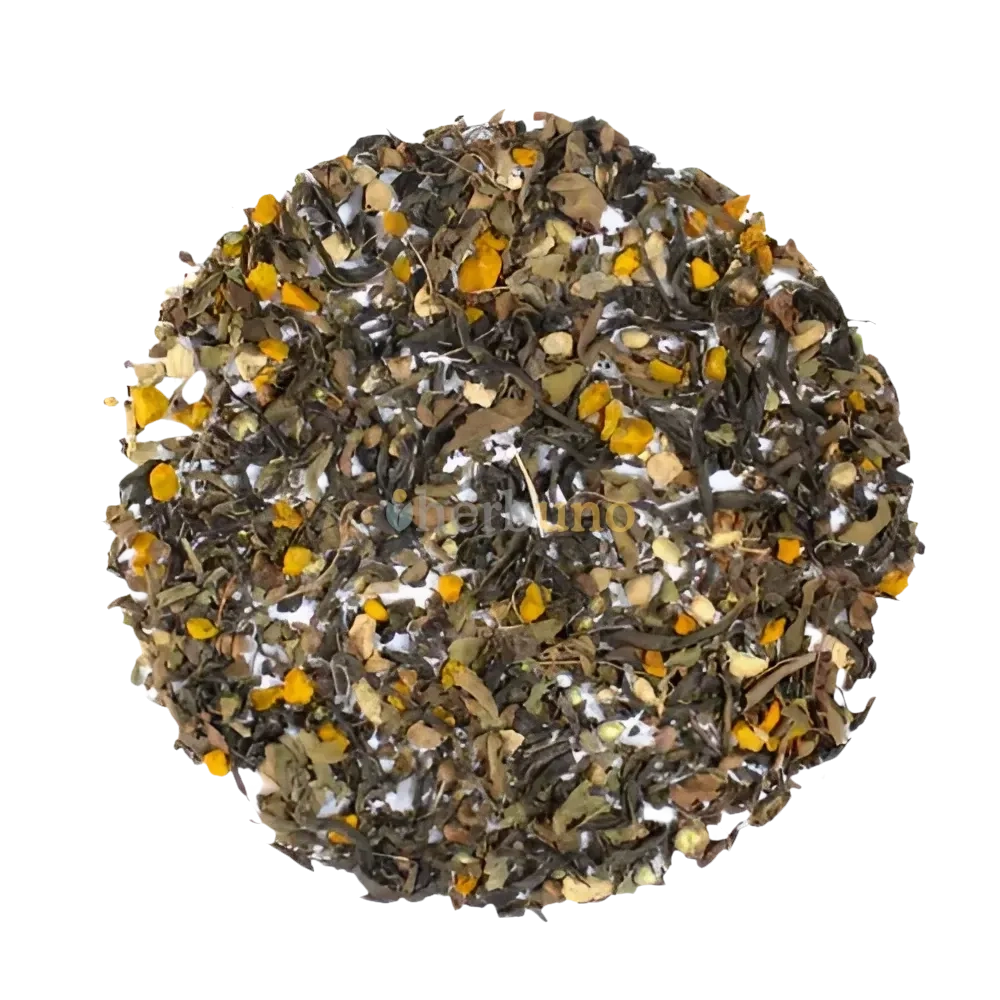 Turmeric Tulsi Green Tea - Herbuno
