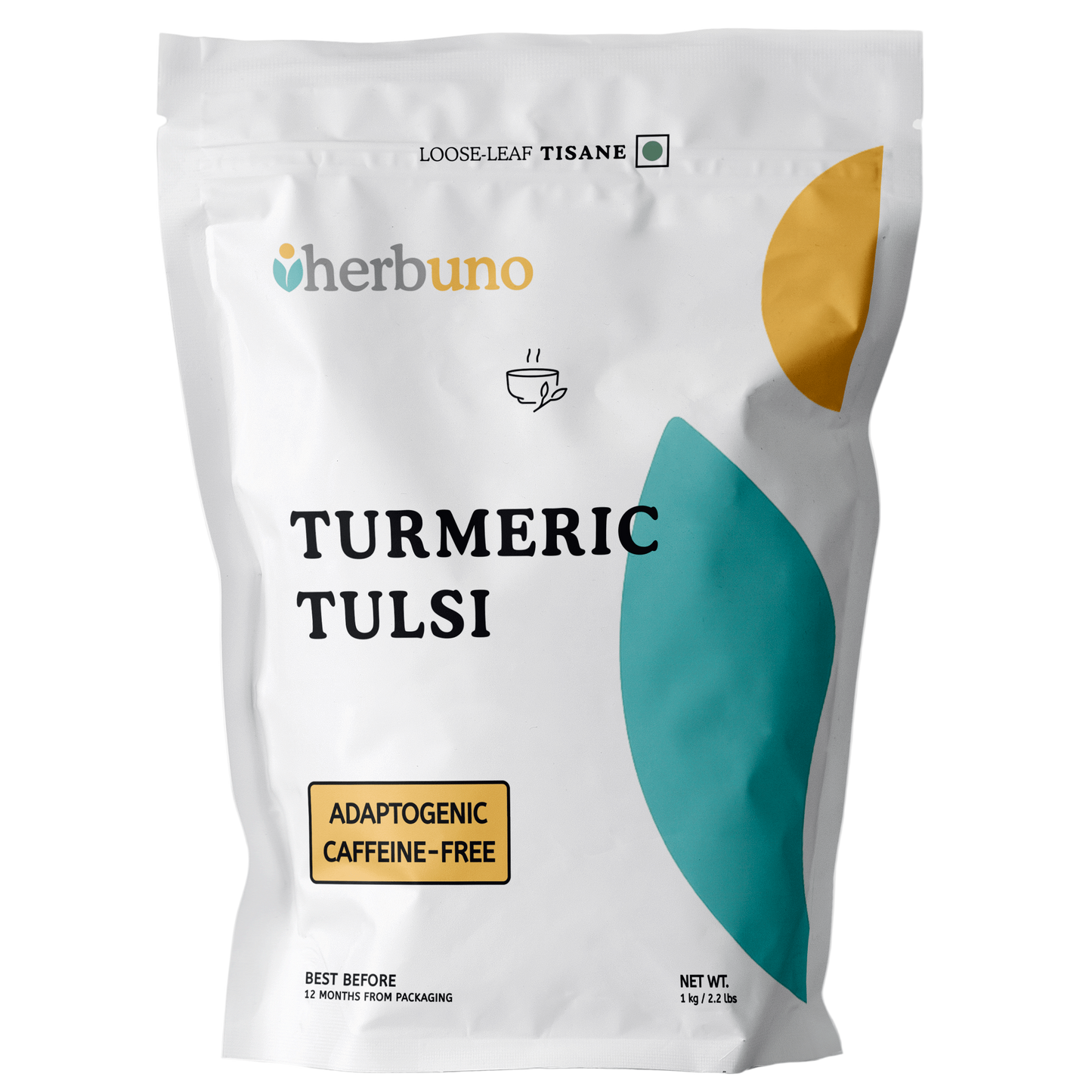Turmeric Tulsi Green Tea - Herbuno