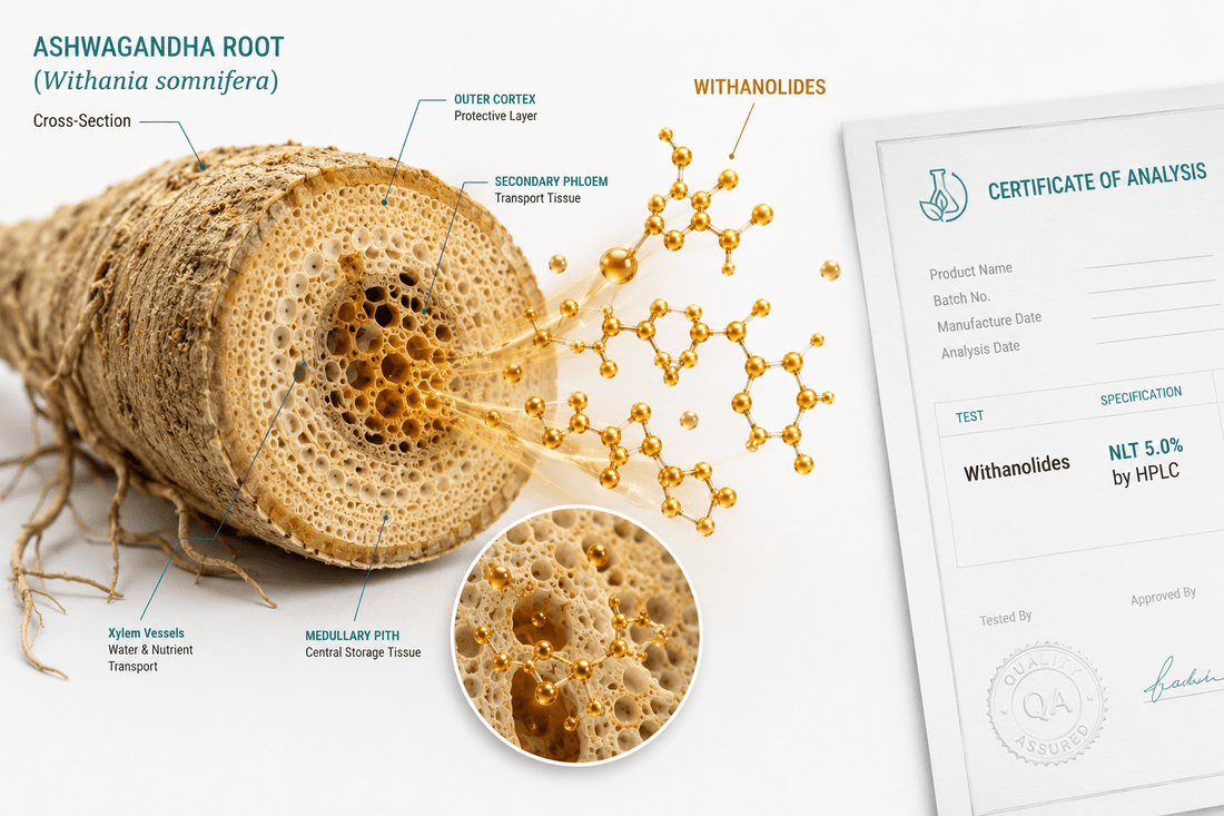 Ashwagandha Extract: What Withanolide Percentage Should You Specify? - Herbuno.Com