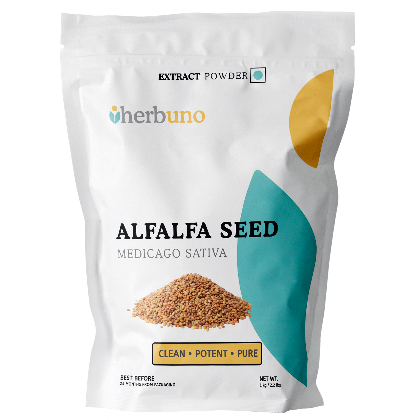 Alfalfa Seed Extract Powder - Medicago sativa - Herbuno.Com