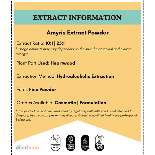 Amyris Extract Powder - Amyris balsamifera - Herbuno.Com