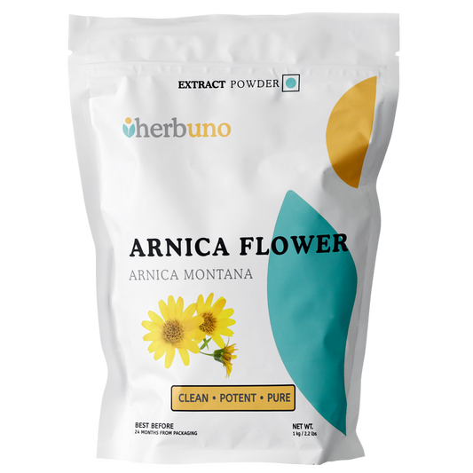 Arnica Flower Extract Powder - Arnica montana - Herbuno (Gausyn Global LLP)