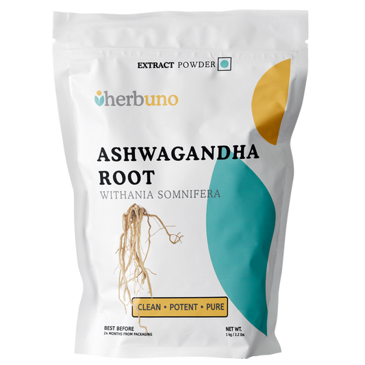 Ashwagandha Root Extract Powder - Withania Somnifera - Herbuno (Gausyn Global LLP)
