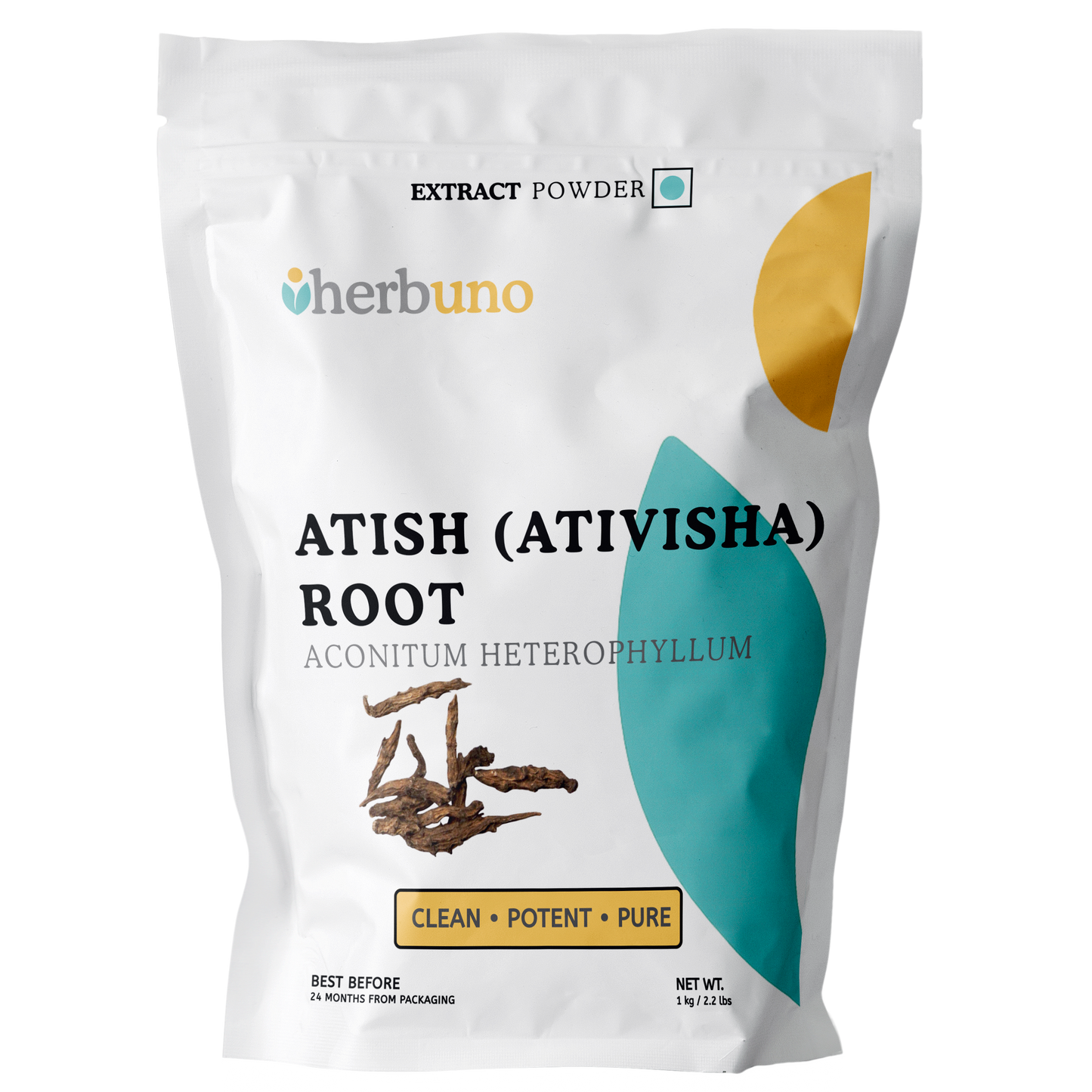 Atish (Ativisha) Root Extract Powder - Aconitum heterophyllum - Herbuno.Com