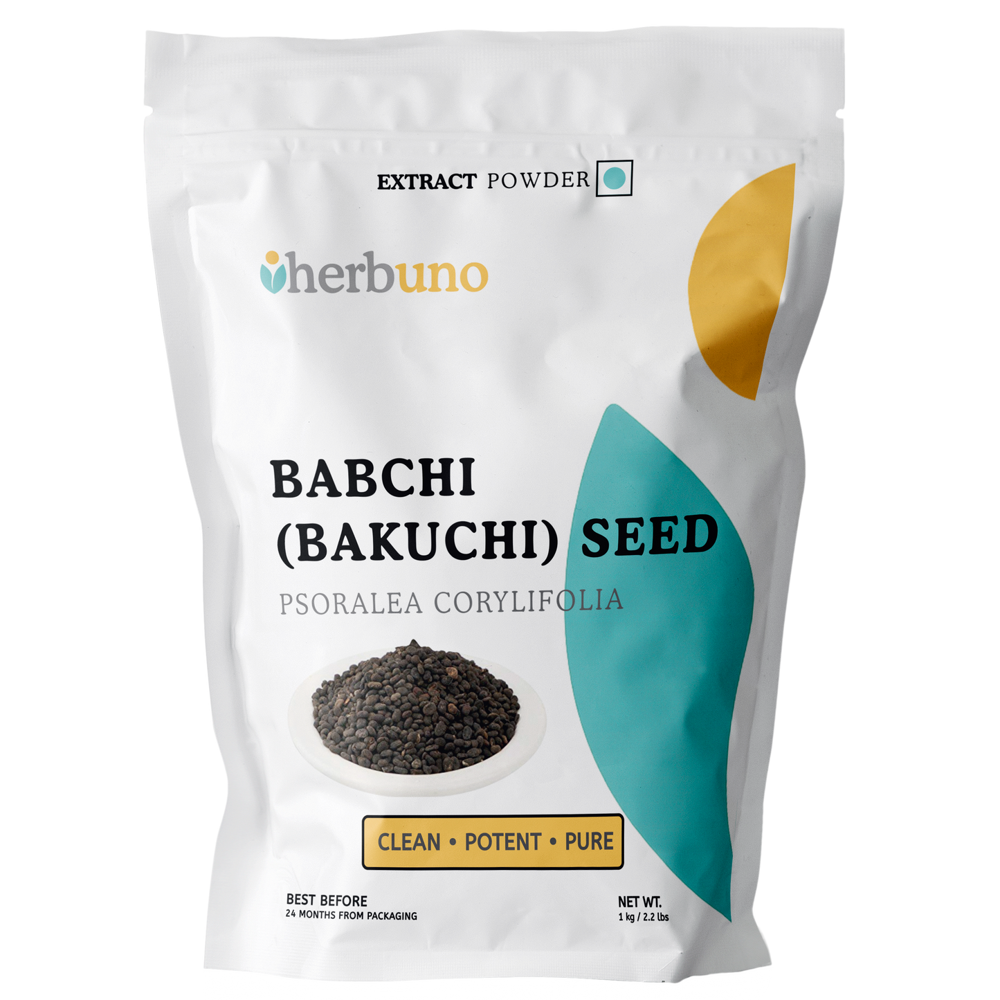 Babchi (Bakuchi) Seed Extract Powder - Psoralea corylifolia - Herbuno.Com