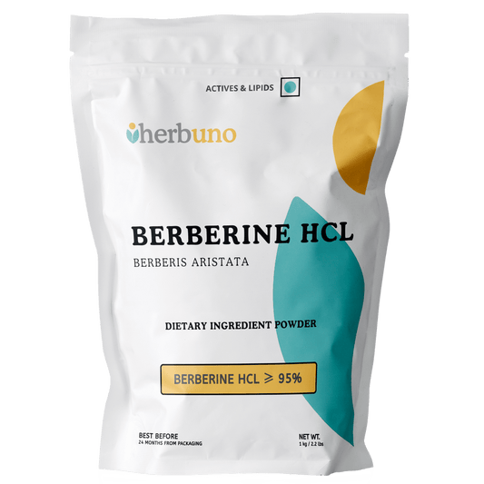 Berberine HCL Extract Powder (95%) | Standardized Berberis aristata - Herbuno.Com