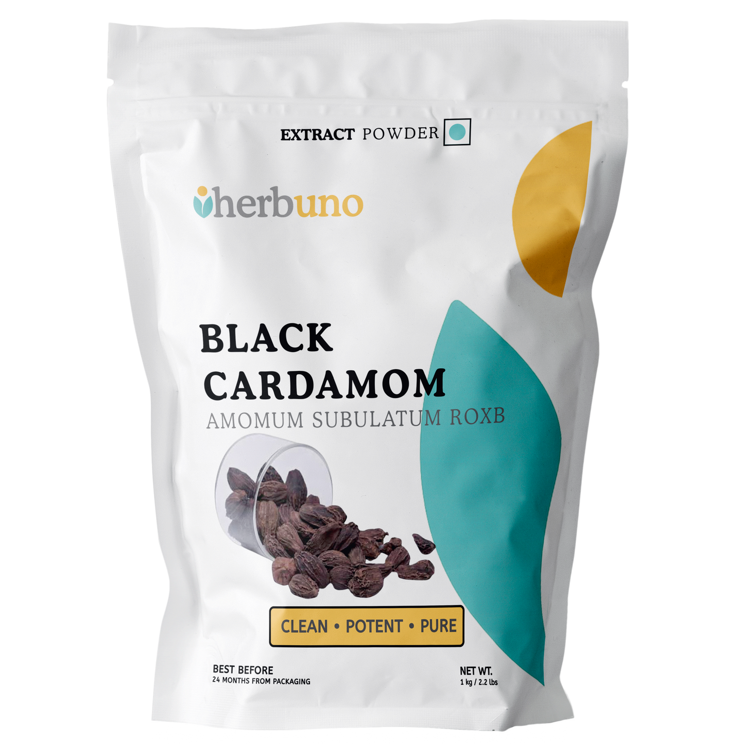 Black Cardamom Extract Powder - Amomum subulatum Roxb - Herbuno.Com