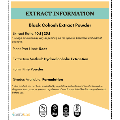 Black Cohosh Extract Powder - Herbuno.Com