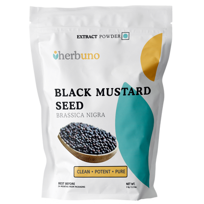 Black Mustard Extract Powder - Brassica Nigra - Herbuno.Com