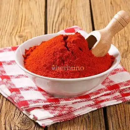 Capsicum Powder - Sweet Red Pepper Spice - Herbuno.Com