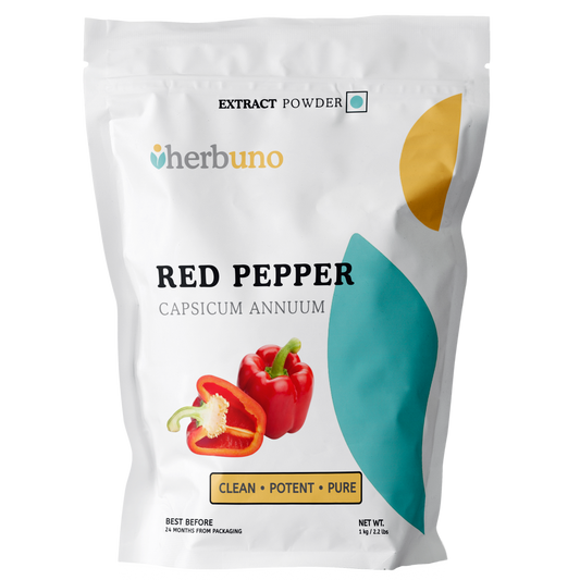 Capsicum (Red Pepper) Extract Powder - Capsicum annuum - Herbuno (Gausyn Global LLP)