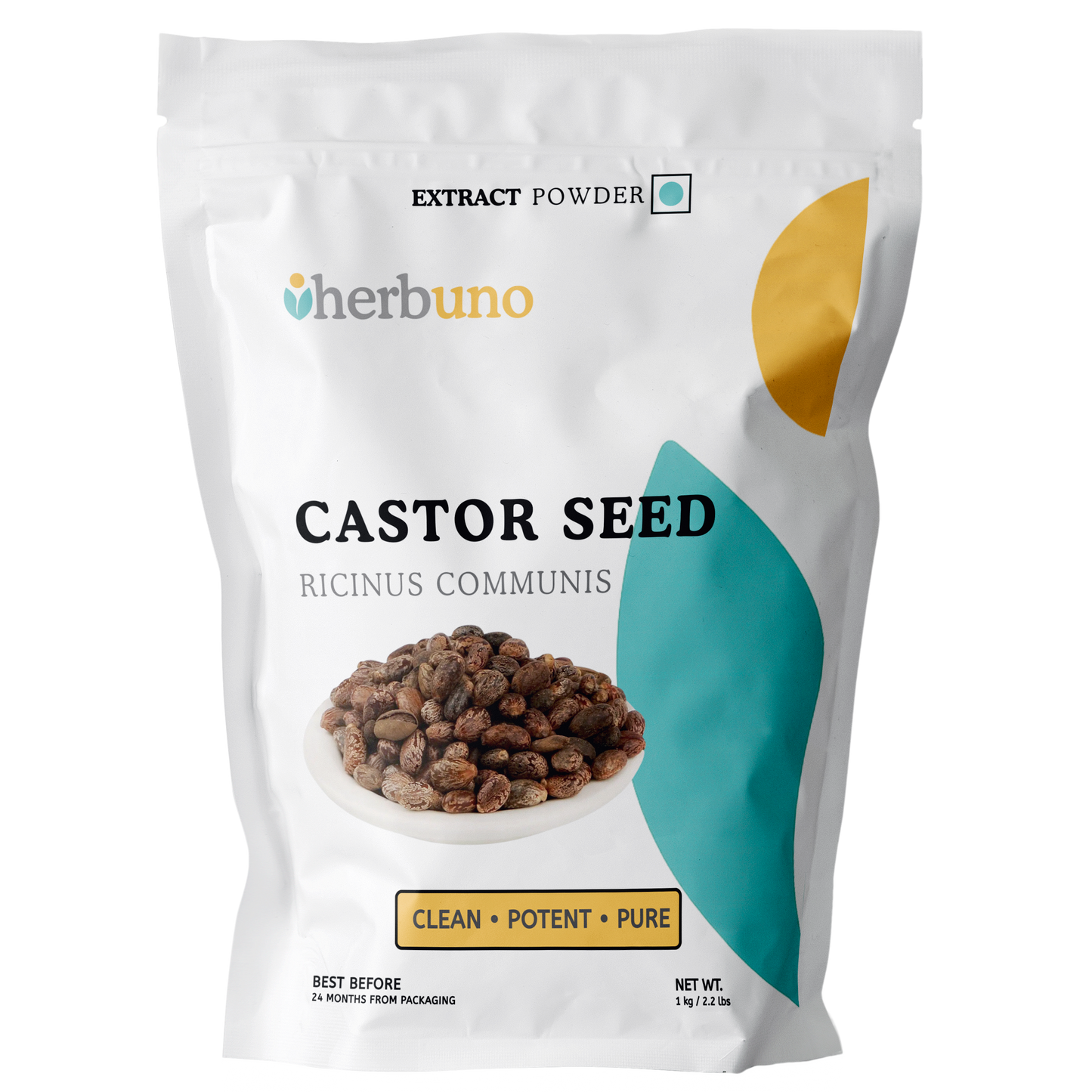 Castor Seed Extract Powder - Ricinus Communis Linn - Herbuno.Com