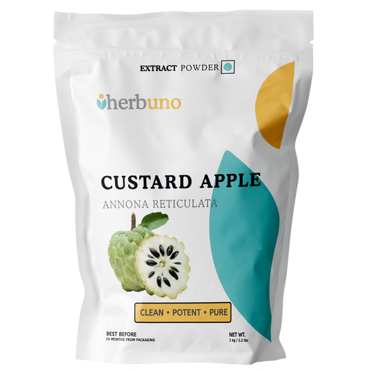 Custard Apple Fruit Extract Powder - Annona reticulata - Herbuno (Gausyn Global LLP)