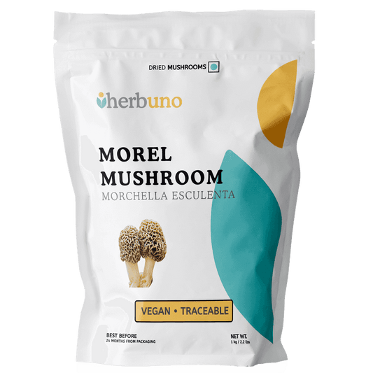 Dehydrated Morel Mushrooms - Gourmet Umami Flavor - Herbuno (Gausyn Global LLP)