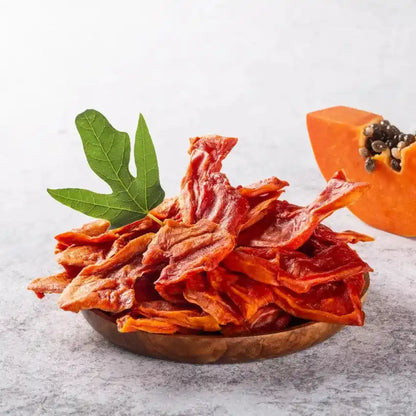 Dehydrated Papaya Slices - Tropical Sweetness - Herbuno.Com