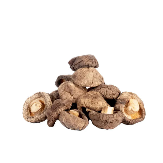 Dehydrated Shiitake Mushroom - Lentinula edodes.