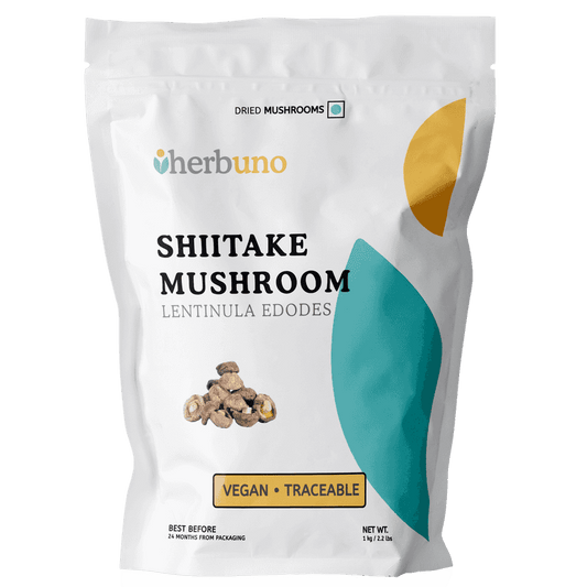 Dehydrated Shiitake Mushrooms - Umami Flavor - Herbuno (Gausyn Global LLP)