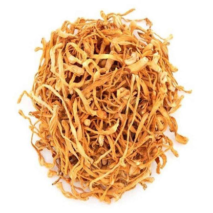 Dried Cordyceps Mushroom - Cordyceps militaris - Herbuno.Com