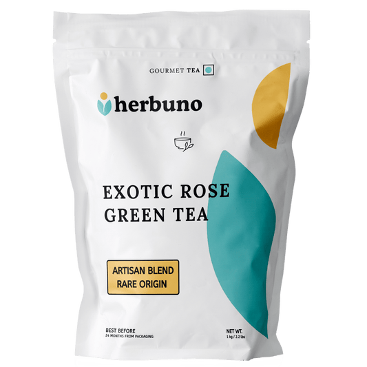 Exotic Rose Green Tea - Herbuno.Com