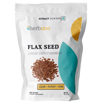Flax Seed Extract Powder - Linum Usitatissimum - Herbuno.Com