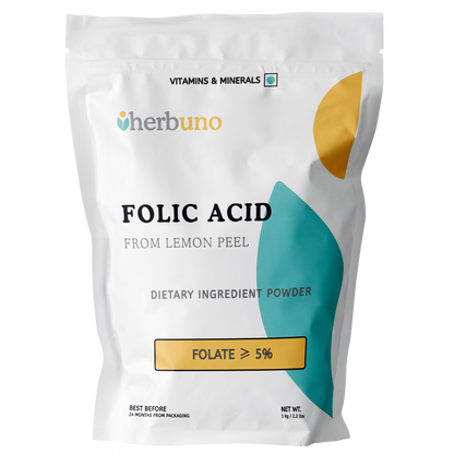 Folate/Folic Acid (5%) — from Lemon Peel - Herbuno.Com