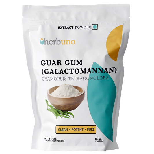 Galactomannan (from Guar Gum) Extract Powder - Herbuno.Com