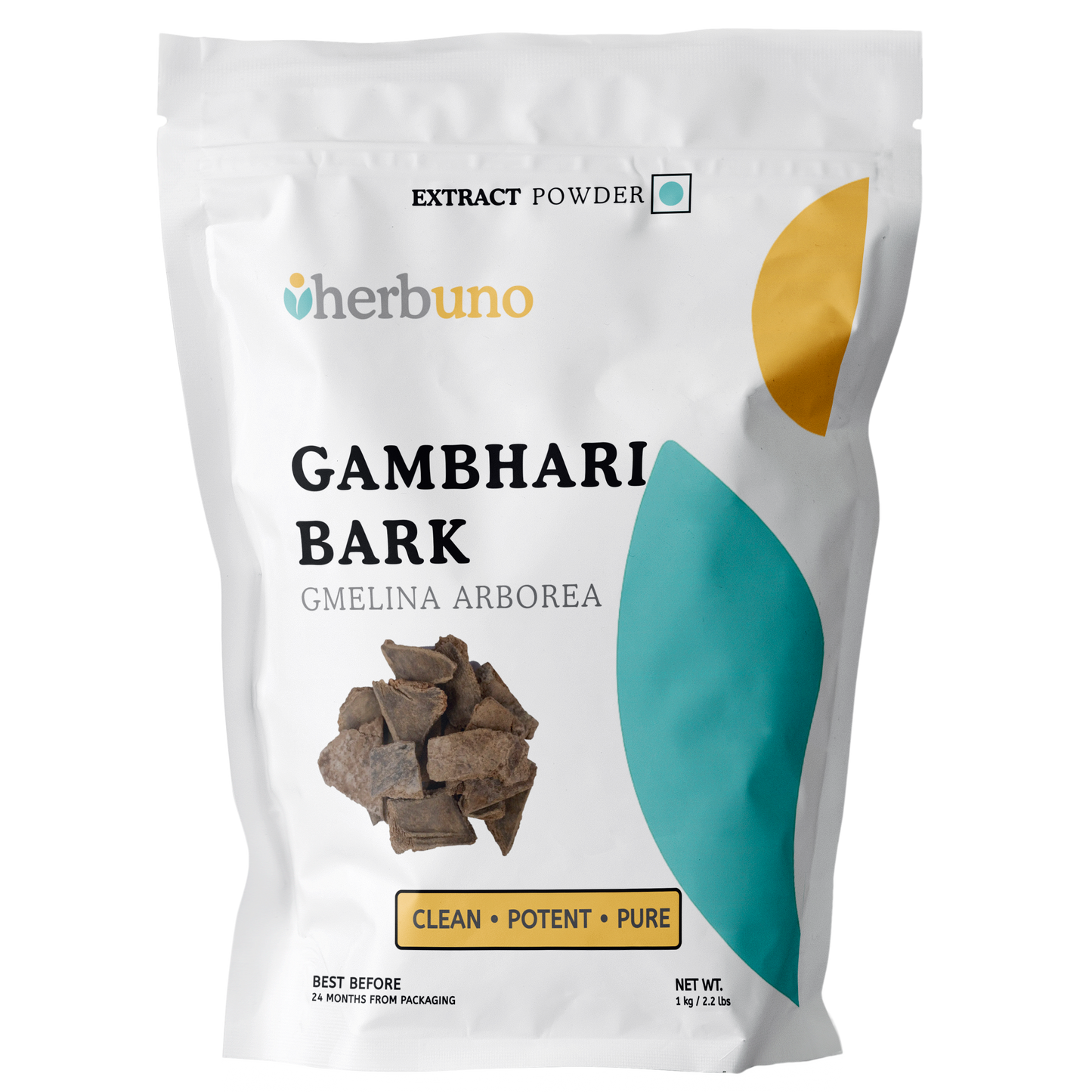 Gambhari Bark Extract Powder - Gmelina arborea - Herbuno.Com